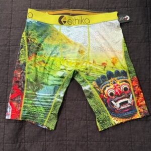 Ethika Staple Colorful BALI HAI Festival Mask Dragon Boxers Men's  NWT MED